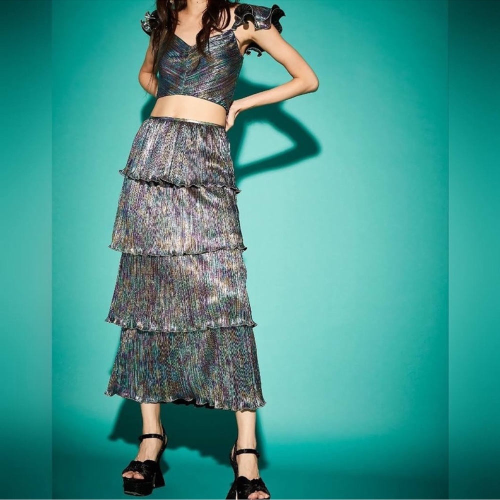 Free People x SAYLOR Multicolor Iridescent Gianna Set